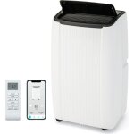 Climatiseur mobile 12000 btu silencieux - relax4life - 6 en 1 - minuterie 24h - tlcommande et commande ...