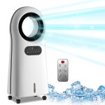 Climatiseur mobile 4 en 1 sans pale avec humidificateur purificateur et ventilateur silencieux ? 110w ...