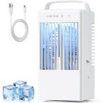 Climatiseur mobile - 2025 - 4 en 1 - 900ml - silencieux - usb rechargeable