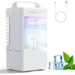 Climatiseur mobile rafra�chisseur dair portable 4 en 1mini climatiseur portable silencieux avec 90� oscillatio ...