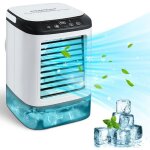 Climatiseur portable - q1403 - 900 ml - 3 vitesses - 7 couleurs de lumi�res