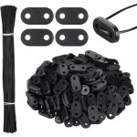 Clips de fixation de cl�ture de confidentialit� trait�s anti - uv pour brise vue - attaches de c�ble ...