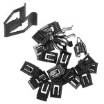 Clip de garniture x autohaux voiture int�rieur garniture agrafes pour ford pour mazda - 20pcs noir 18x11x10mm ...