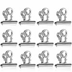 Clips en métal 50 pièces pinces à charnière en métal trombone de 22 mm pinces à reliure argentées pour ... Clips en métal 50 pièces pinces à charnière en métal trombone de 22 mm pinces à reliure argentées pour ...