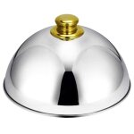 Cloche en acier inoxydable - cuisine - assiette de service - plat de dner - pour maison et restaurant ...