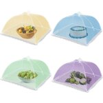 Cloche alimentaire parapluie 4 pices antiinsectes pour barbecue et piquenique pzcc