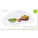 Cloche alimentaire pliable anti - mouche couvercle de nourriture en maille pliant tente parapluie anti ...