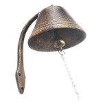 Cloche de dîner pour lextérieur ou lintérieur sonnette au design vintage heurtoir de jardin cloche murale ... Cloche de dîner pour lextérieur ou lintérieur sonnette au design vintage heurtoir de jardin cloche murale ...