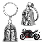 Cloche de moto porte - bonheur crochet de cloche de moto chrom� pour accessoires de moto ou porte - cl�s ...