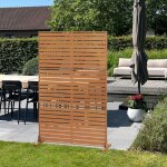 Cloison de s�paration nodepp acier corten 180 x 120 x 40 cm rouille