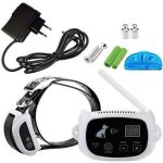 Cltures anti - fugue pour chien sans fil rechargeable impermable collier tanche collier anti - fugue ...