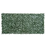 Cl�ture - barri�re haie artificielle brise - vue 300x150cm vert fonc� - d�coration murale balcon / jardin ...