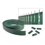 Lame pvc souple en rouleau - casanoov - baldo - 100m - l. 46mm - vert - pvc - occultation jardin / cl�ture ...
