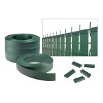 Lame pvc souple en rouleau - casanoov - baldo - 400m - l. 46mm - vert - occultation jardin / cl�ture