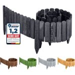 Cl�ture de jardin en bois bordure cl�ture dext�rieur barri�res de jardin de bois palissade bordurette ...
