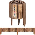 Bordure de jardin flexible en bois de pin - 15 x 110 cm - marron - kotarbau�