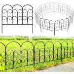 Cl�ture de jardin d�corative en m�tal 40cm h x47 cm l(5 panneauxlongueur totale 235m)cl�ture paysag�re ...