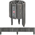Bordure de jardin flexible en bois de pin - 15 x 110 cm - anthracite - kotarbau�