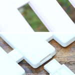 Cl�ture de jardin - shipenophy - pvc blanc - ignifuge - facile � installer - durable