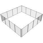 Cl�ture de piscine - duoku - 4 x 48 pi - cl�ture de s�curit� amovible pour piscines creus�es - installation ...