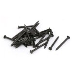 Clou en acier sourcing map 30pcs 2mm x 25mm quincaillerie clous fibre bton ciment mur pointe noir fixation ...