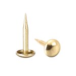 Clou tapissier sourcing map 50pcs 6mm diamtre10mmhauteur clous rembourrage punaises rondes dor pourmeuble ...