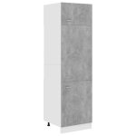 Cloud armoire de rfrigrateur contemporain meuble bas cuisine armoire rangement de cuisine gris bton ...