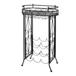 Cloud armoire � vin casier � bouteilles avec porte - verre pour 9 bouteilles en m�tal chynew5876059