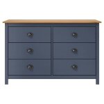 Cloud meuble de rangementcommode armoire buffet hill gris 125x40x80 cm bois de pin solide chynew6756693 ...