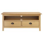 Cloud meuble tv banc tv pour salon - hill range marron miel 110x40x47cm bois de pin solide chynew7708265 ...