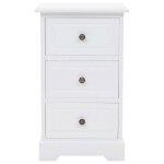 Cloud table de chevet - lgant design - table dappoint de chambre mdf et bois de pin 35x32x59 cm chynew543067 ...