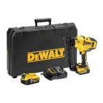 Cloueur de finition 16ga xr 18v 5ah li - ion brushless + 2 batteries + coffret - dewalt - dcn660p2 - ...