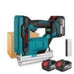 Agrafeuse �lectrique sans fil 1022j 100x clous inclus - onevan - 2x 3ah batteries