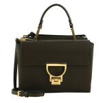 Coccinelle sac  paule bandoulire marron en cuir pour femme - arlettis handbag grainy leather brunette ...