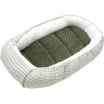 Cocon de bb medi partners 100% coton nid de bbs couverture fermoir scuris 100x60x15cm insert amovible ...