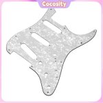 Cocosity accessoires de guitare pickguard de guitare � 11 trous standard 3 panneaux de panneaux instruments ...