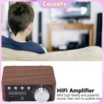 Cocosity amplificateur audio bluetooth amplificateur audio num�rique 50w x 2 ampli st�r�o hifi avec usb5. ...