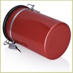 Cocosity bo�te de caf� conteneur de caf� grand cartouche de rangement de cuisine noire en acier inoxydable ...