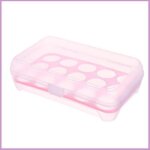Cocosity boîte de rangement pour ?ufs en plastique 15 compartiments organisateur de réfrigérateur rose ... Cocosity boîte de rangement pour ?ufs en plastique 15 compartiments organisateur de réfrigérateur rose ...