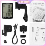 Cocosity chronomètre de vélo sans fil écran lcd détri - éclairage vert de coquille noire compteur de ... Cocosity chronomètre de vélo sans fil écran lcd détri - éclairage vert de coquille noire compteur de ...