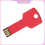 Cocosity disque flash usb disque u de m�moire de forme de cl� dalliage daluminium de cl� usb rouge pour ...