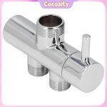 Cocosity inverseur de douche inverseur de bras de douche en laiton pour salle de bains bricolage vanne ...