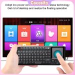 Cocosity keyboard complet sans fil mini clavier sans fil avec pav� tactile et pointeur laser fonctionnement ...