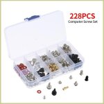 Cocosity kit de vis pour ordinateur de bureau 228pcs pour bo�tier carte m�re disque dur ventilateur
