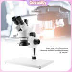 Cocosity microscope trinoculaire microscope de zoom st�r�o trinoculaire 35x - 90x microscope wf10x / ...