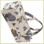 Cocosity organisateur de rangement tricot pour aiguilles et pull en tricot sac tiss� rose fleur violette ...