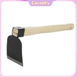 Cocosity outil de jardin houe avec poign�e en bois courte outil de sol de outillage outils couleur en ...