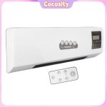 Cocosity petit chauffage ventilateur lectrique mural portable pour salle de bain chambre