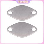 Cocosity plaque de bloque de soupape kit de plaques dobturation de vanne egr en acier inoxydable avec ...