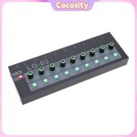 Cocosity table de mixage m�langeur de son professionnel � 8 canaux coque en m�tal console de mixage de ...